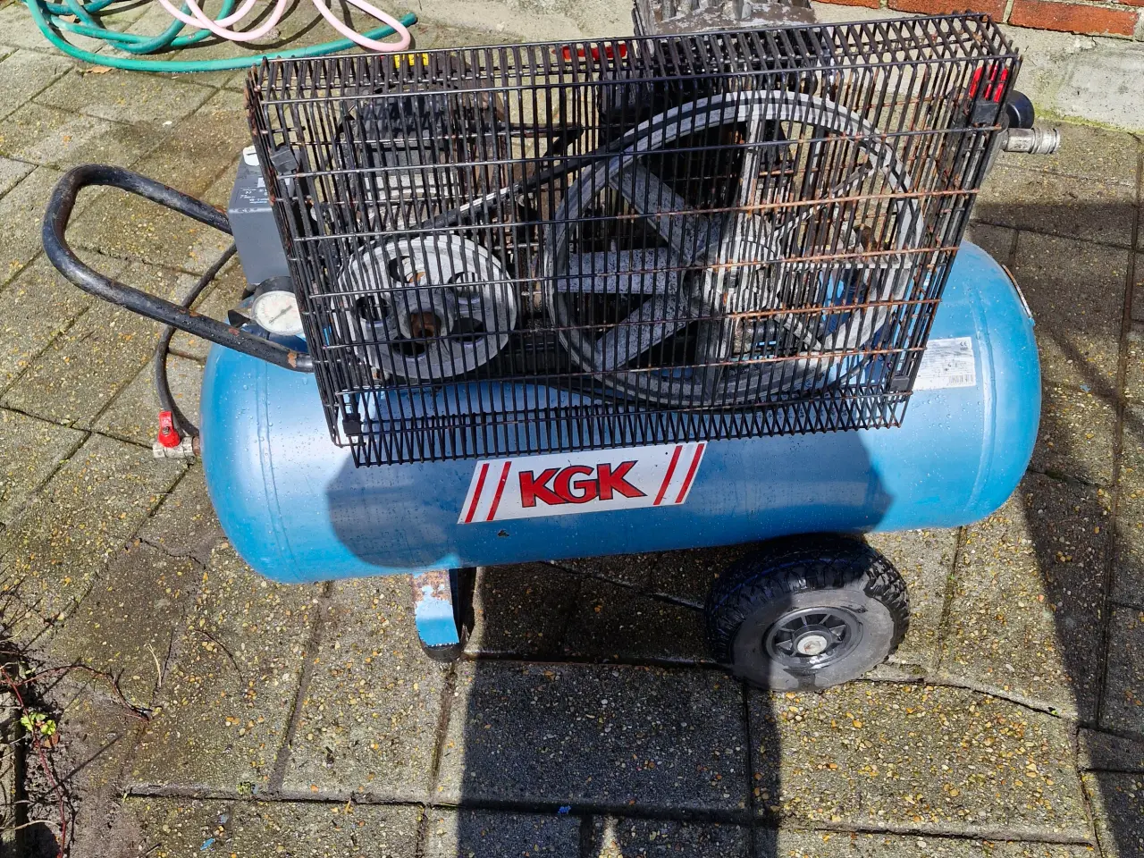 Billede 1 - Kompressor 100 liter/ 3 hk