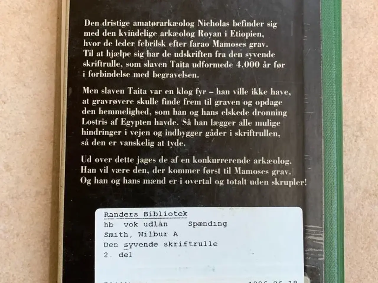 Billede 2 - Den syvende skriftrulle af Wilbur Smith bog
