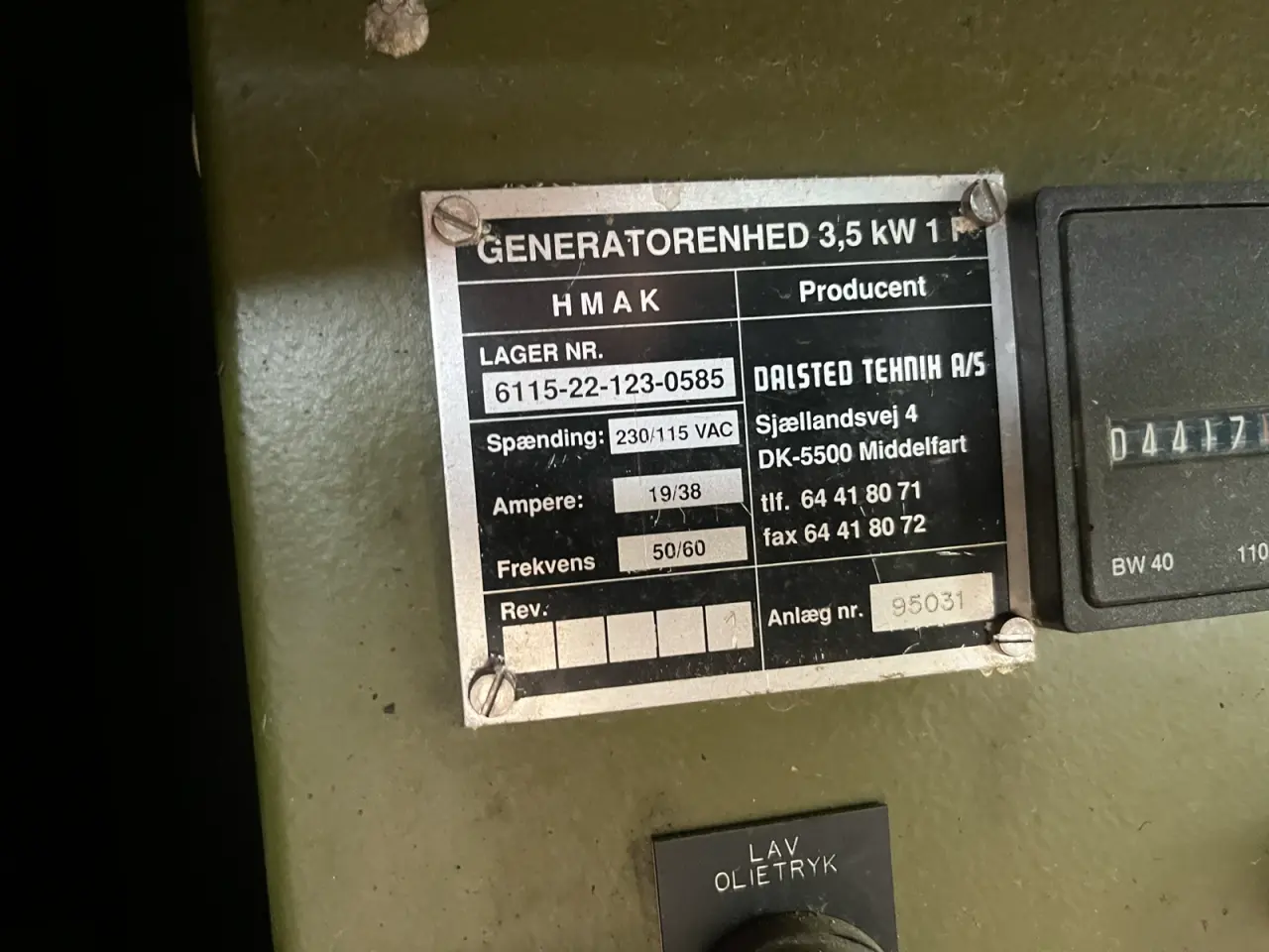 Billede 7 - Generator Diesel.