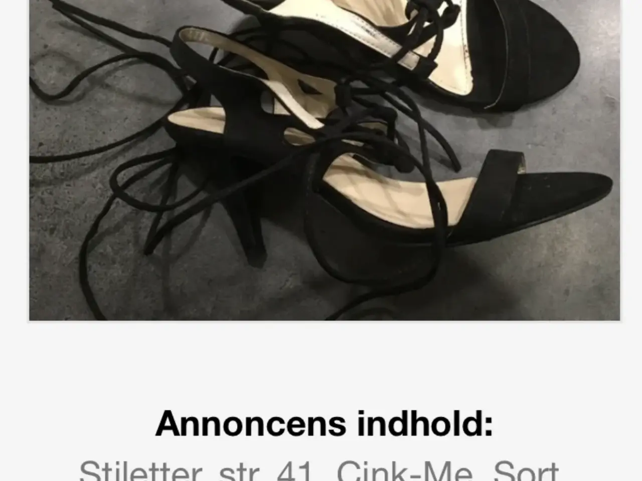 Billede 5 - Dame stiletter, str 38 - 41