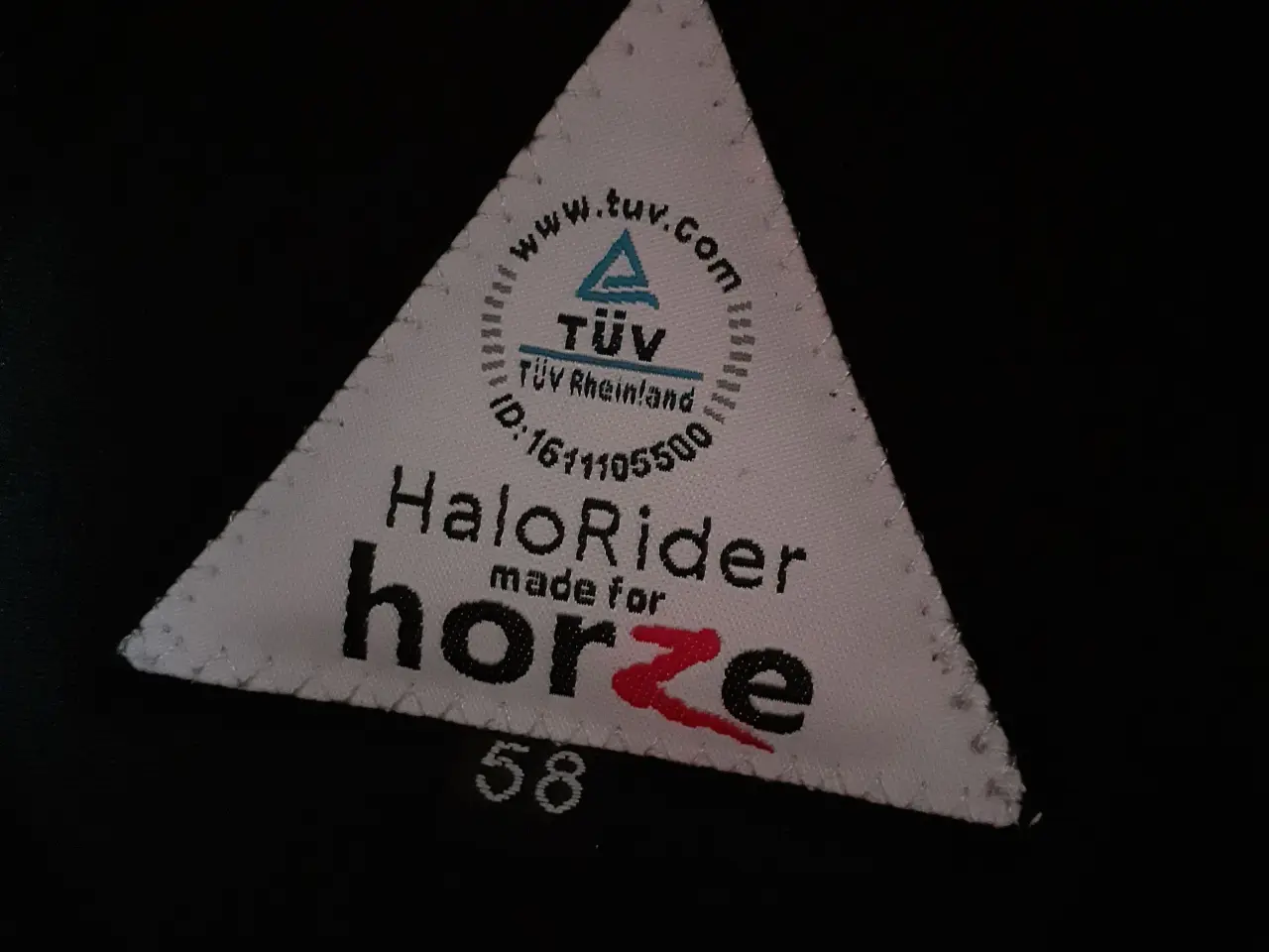 Billede 2 - Sort HaloRider ridehjelm str.58
