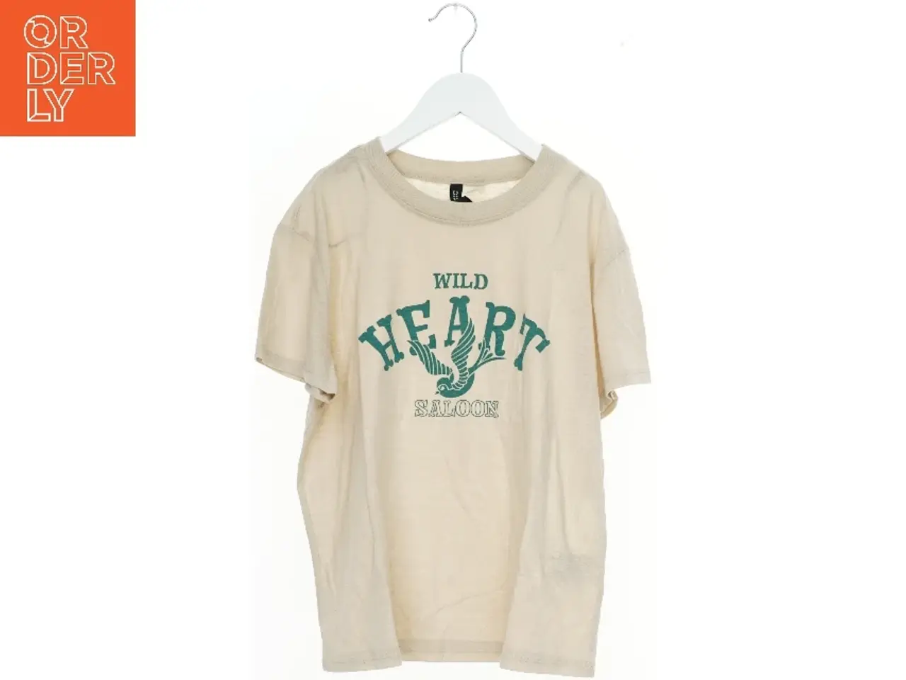 Billede 1 - T-shirt med tryk 'Wild Heart Saloon' fra H&M (str. S)