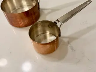 2 stk kobbergryder Georg Jensen