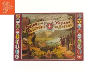 Rejsespil 'Reise durch die Schweiz' (str. 43x30 cm)