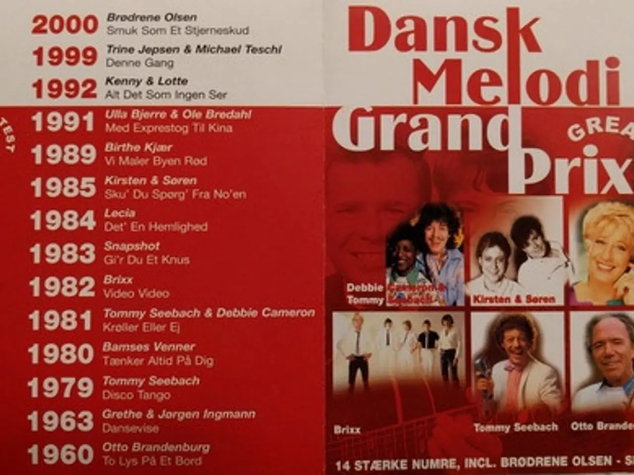Billede 5 - Diverse kunstnere – Dansk Melodi Grand Prix… – CD
