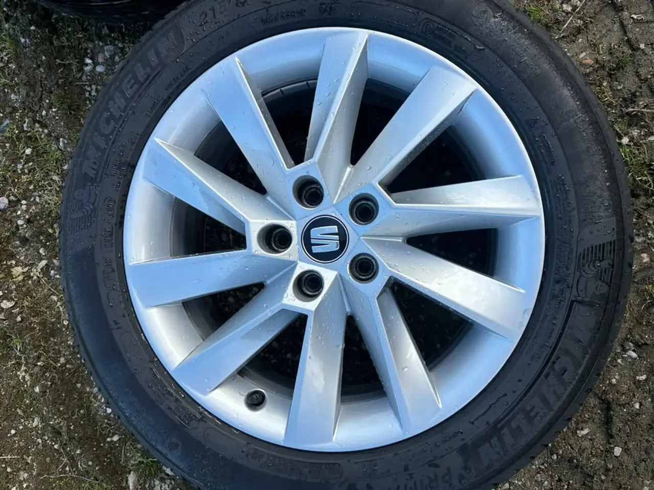 Billede 1 - Fine 5X112 Sommerhjul med 215/55-17 Michelin