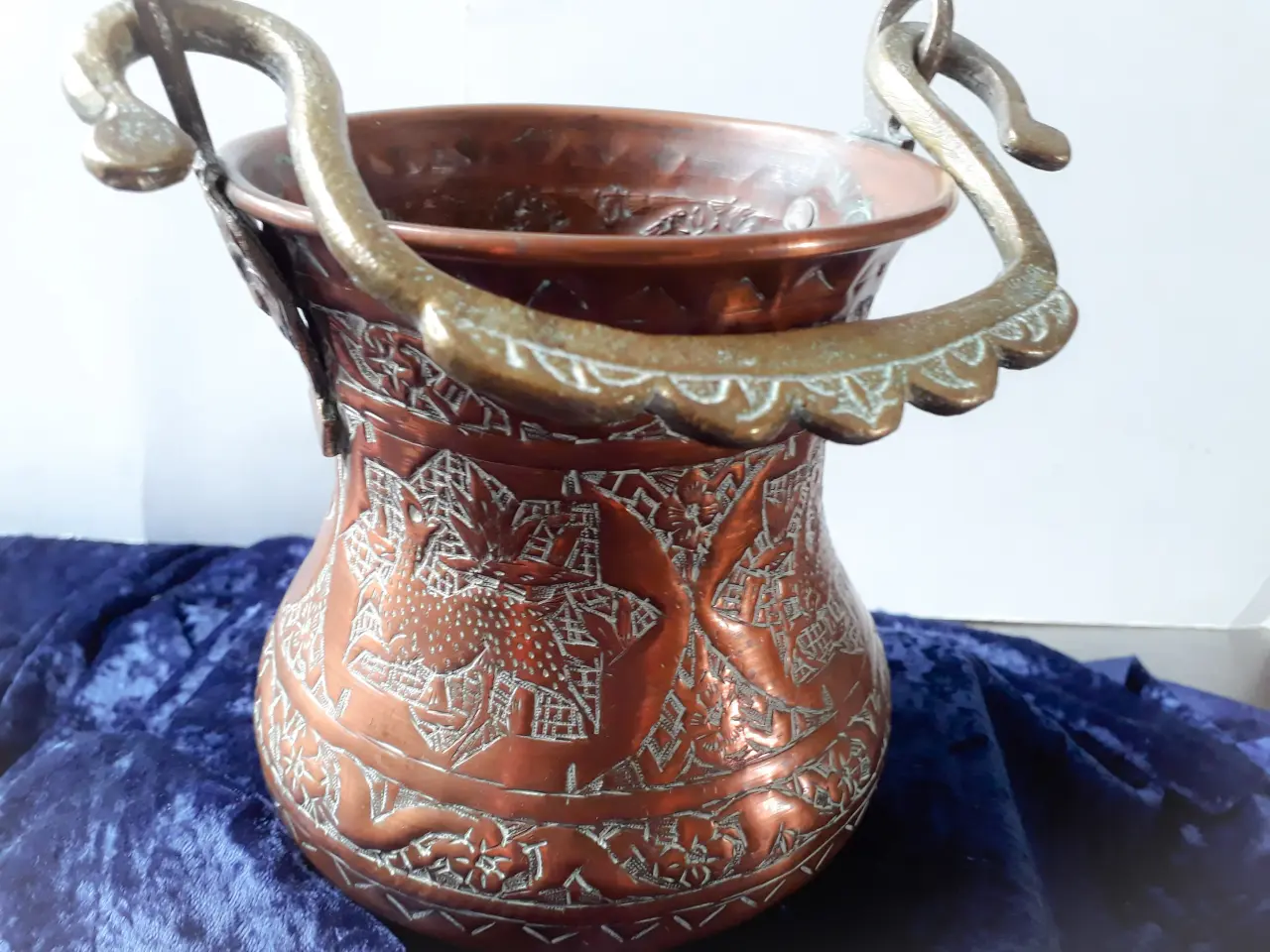 Billede 1 - Kobber Vase