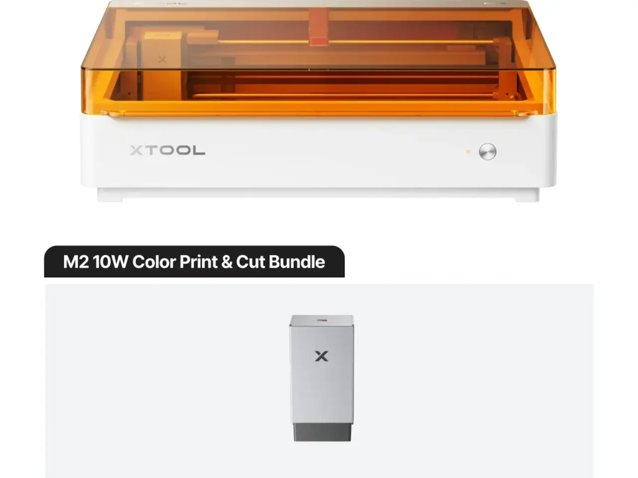 Billede 1 - xTool M2 10W Color Print & Cut Bundle med Desktop Luftrenser