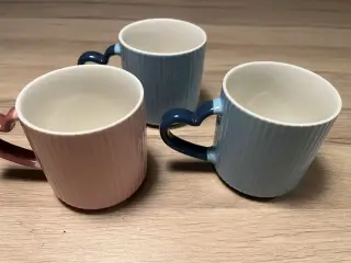 Kaffekrus med hjerte hank