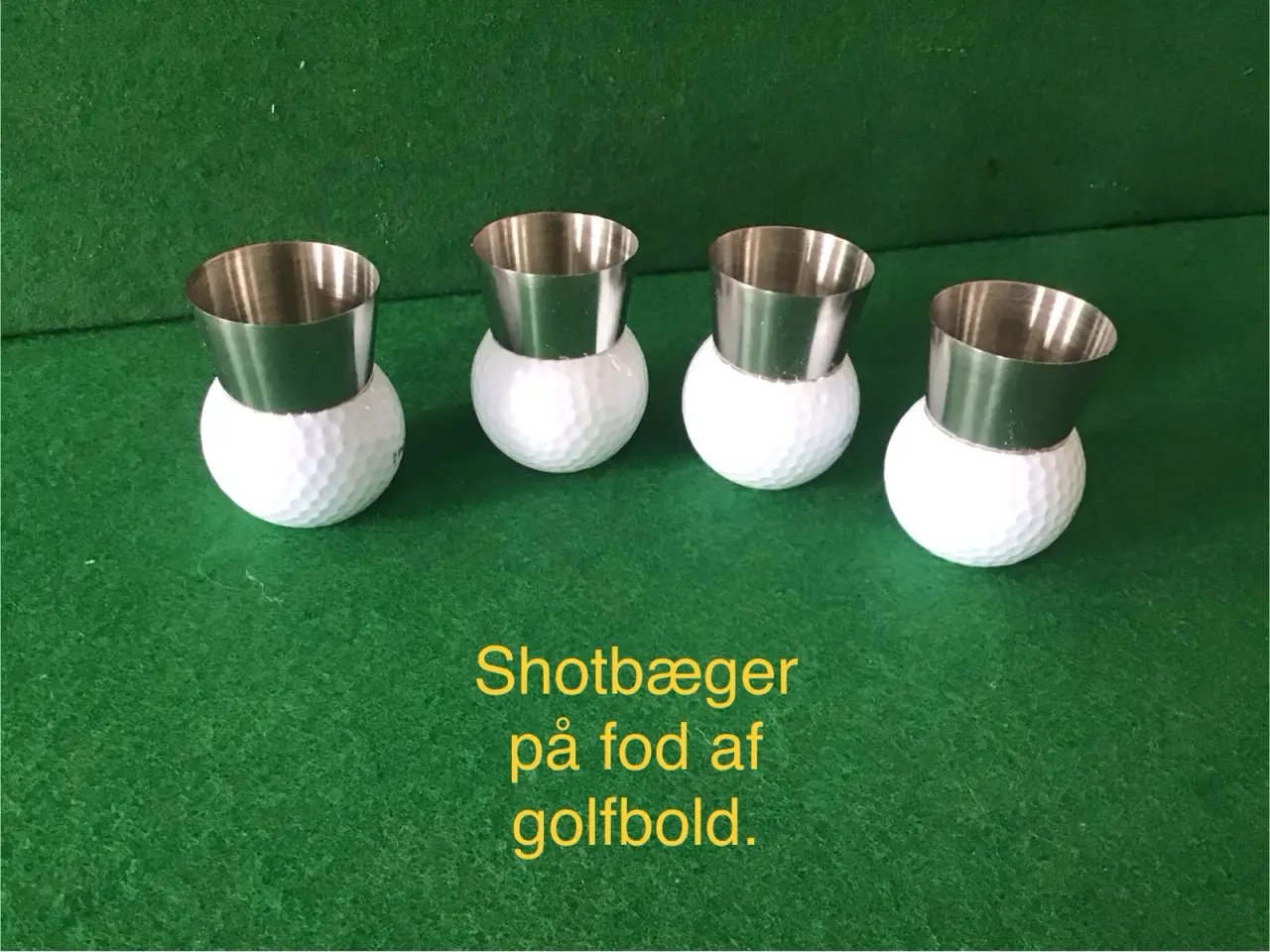 Billede 1 - Shotbæger med golfbold.