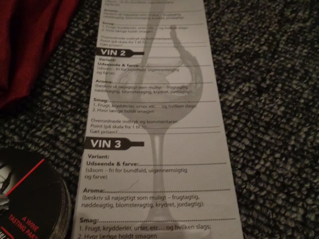Billede 3 - Vinsmagningsspil