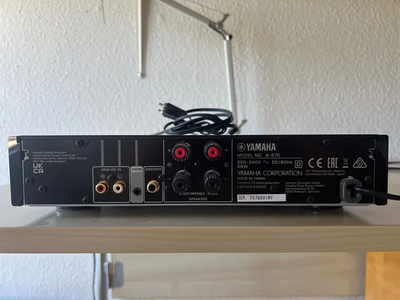 Billede 3 - Yamaha A-670 forstærker