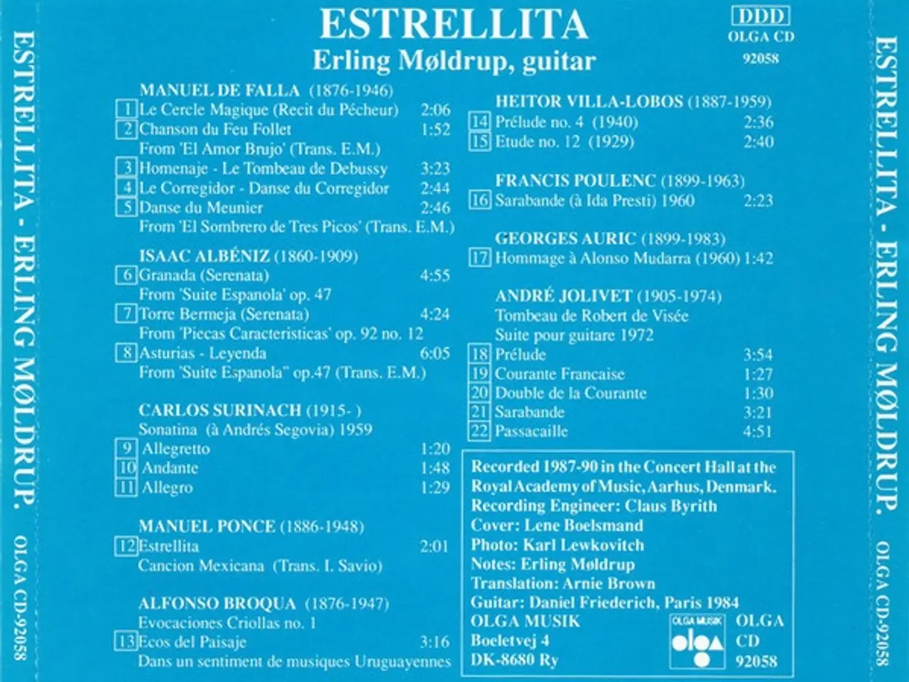 Billede 2 - Erling Møldrup – Estrellita – CD
