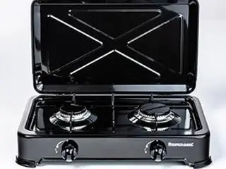 Bordkogeplade gas Ravanson K-02TB - sort, 2 blus
