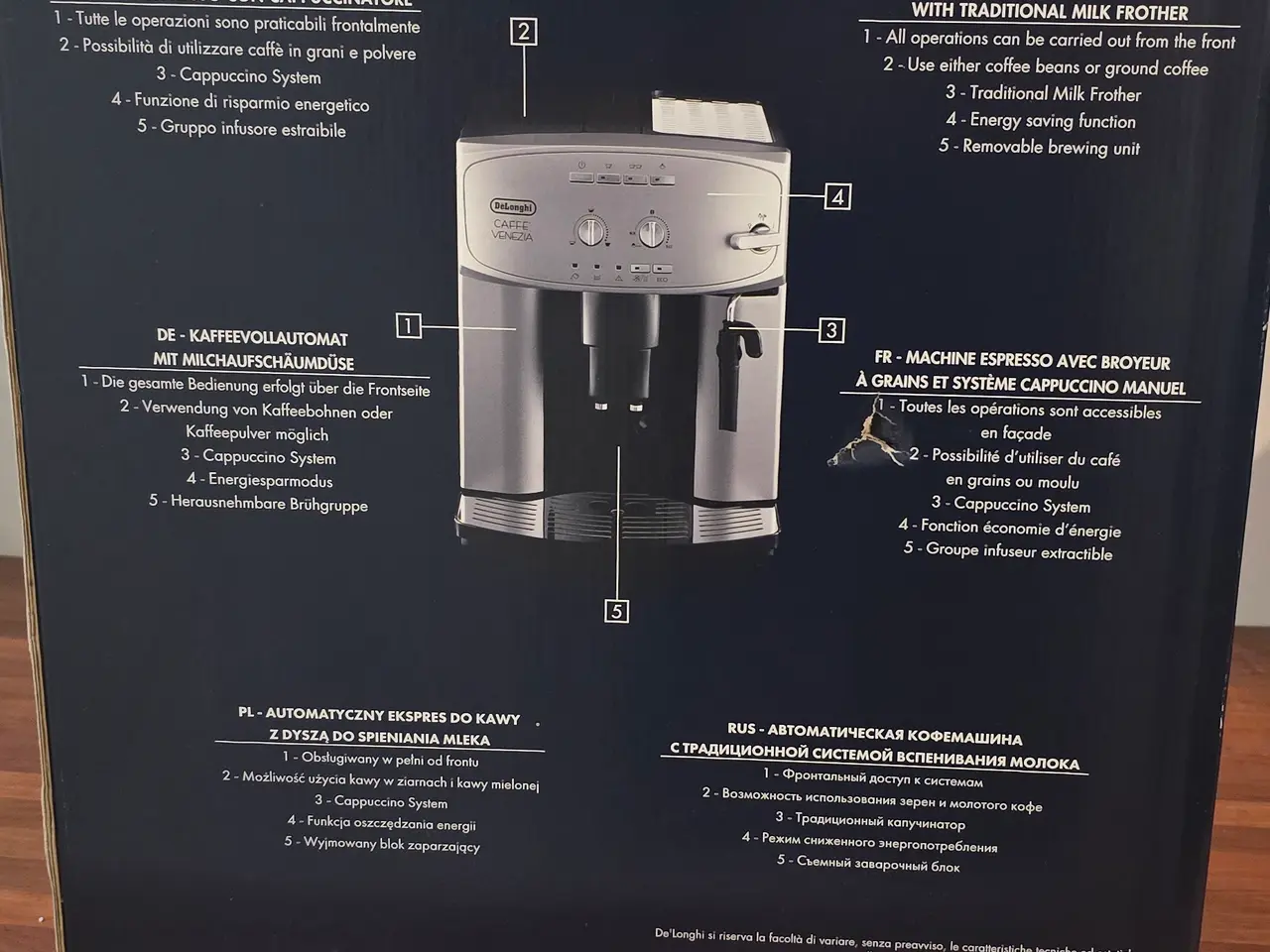 Billede 6 - Hel ny,  DeLonghi Caffe Corso Expressomaskine 
