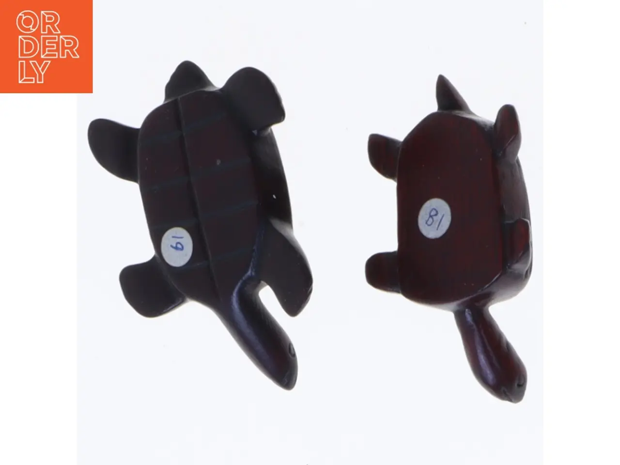 Billede 2 - Træskildpadde figurer (str. 7 cm)