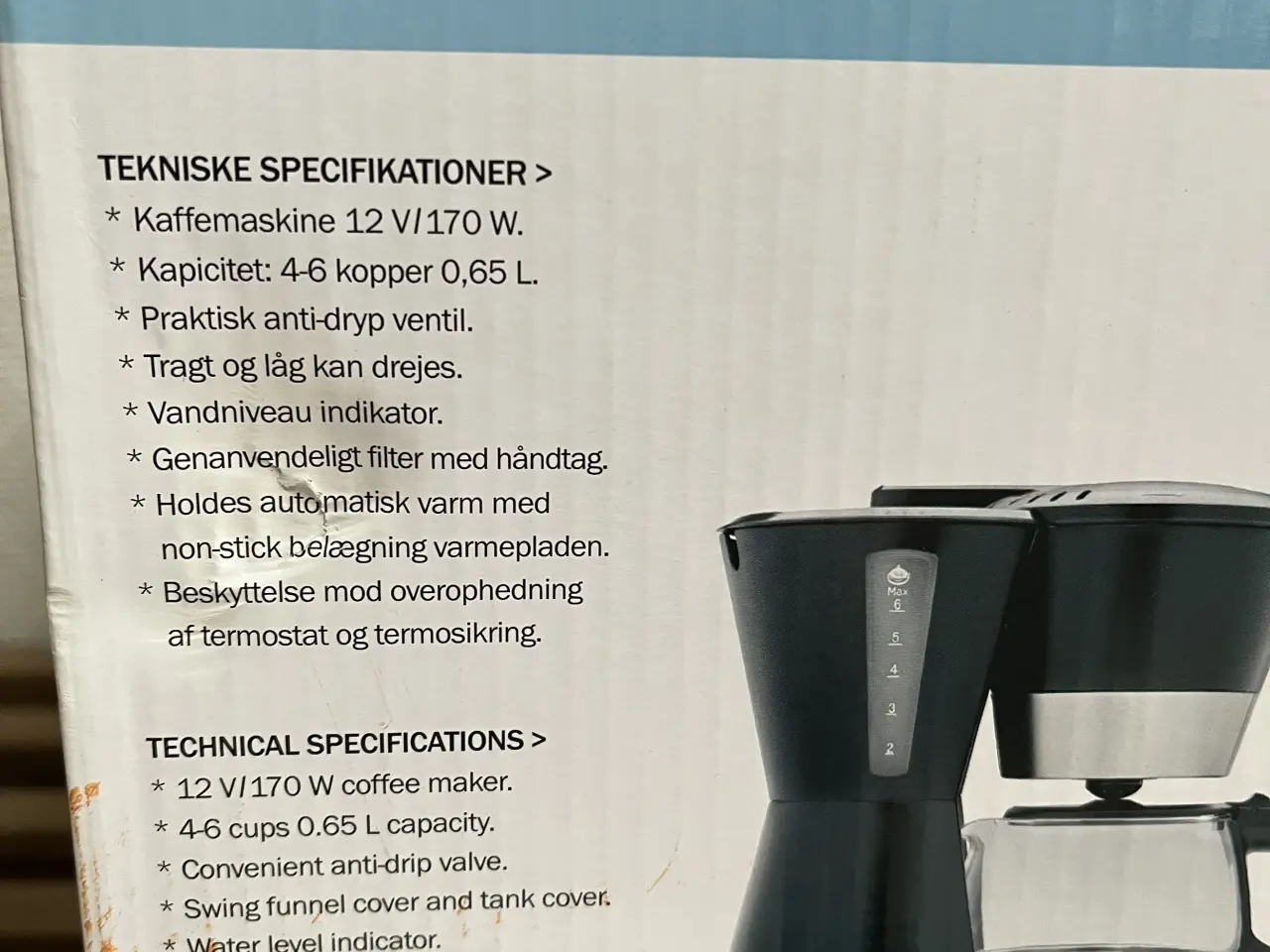 Billede 2 - Kaffemaskine til 12V stik