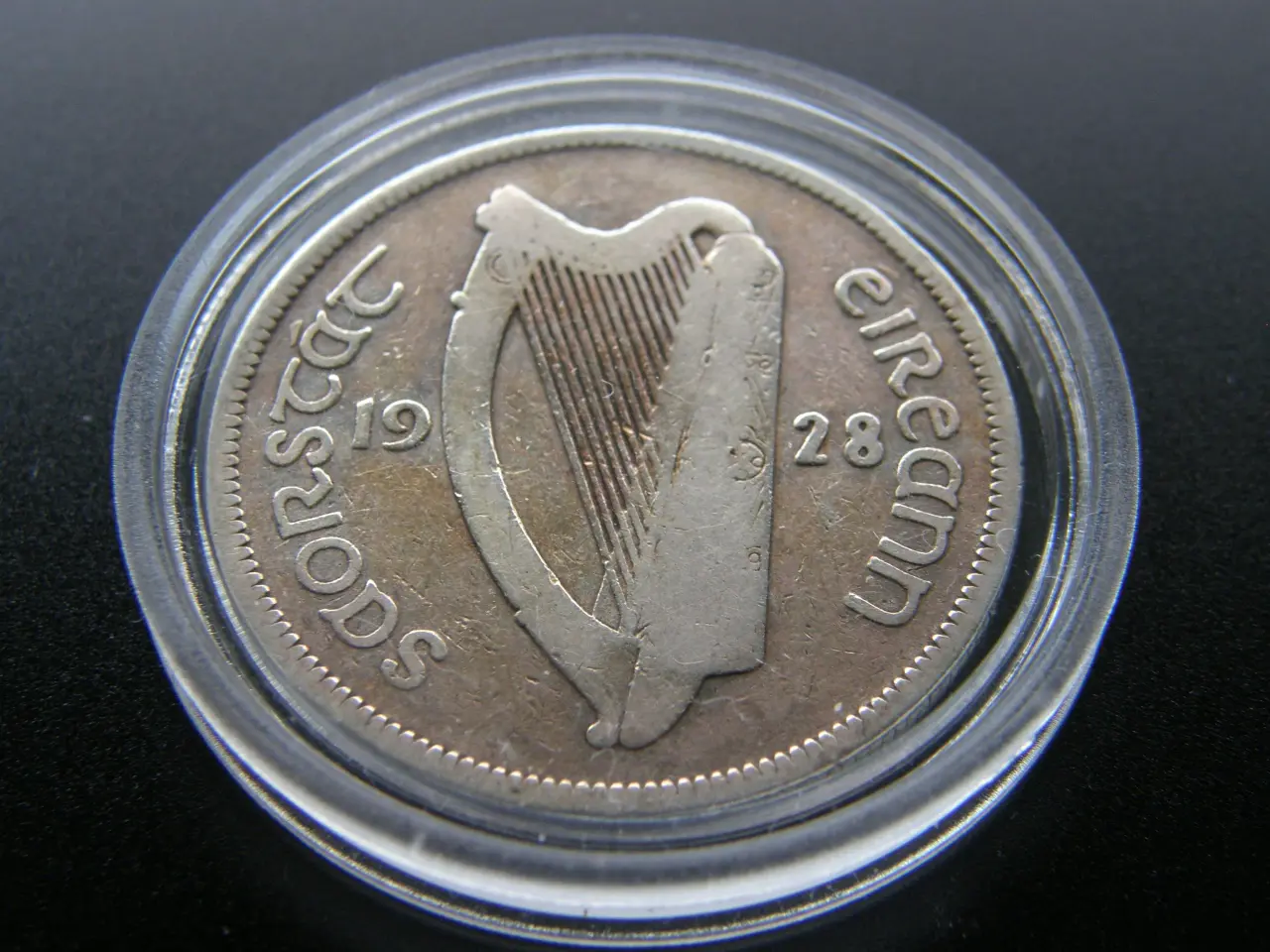 Billede 2 - Irland Half Crown silver 1928 KM#8.