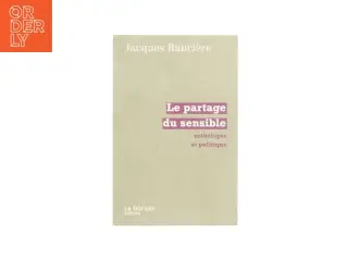 Le partage du sensible (bog)