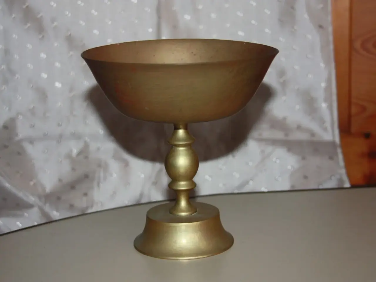 Billede 1 - Dansk messing opsats H.: 17,5 cm