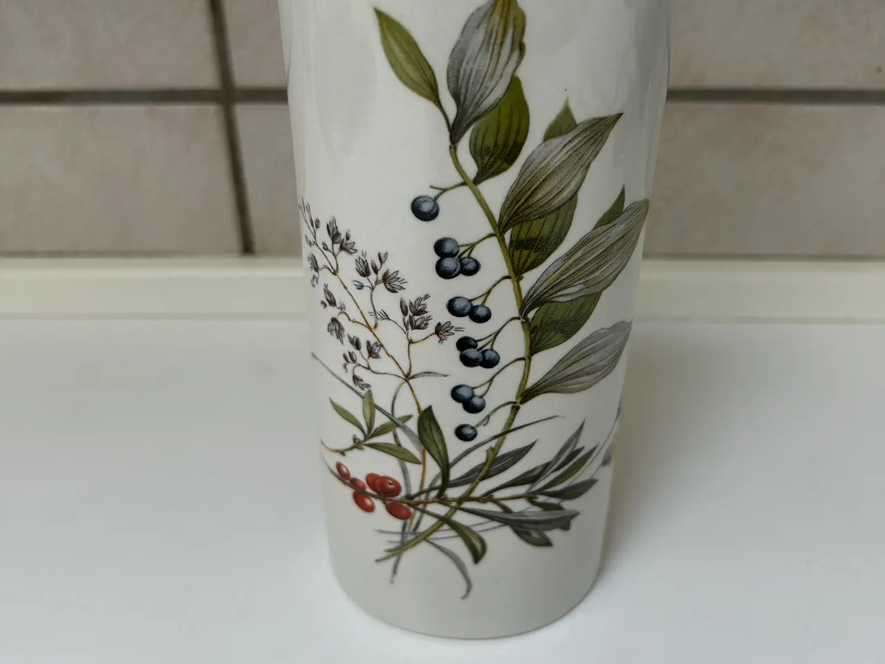 Billede 1 - Radiator vandfordamper med blomster deco, Retro