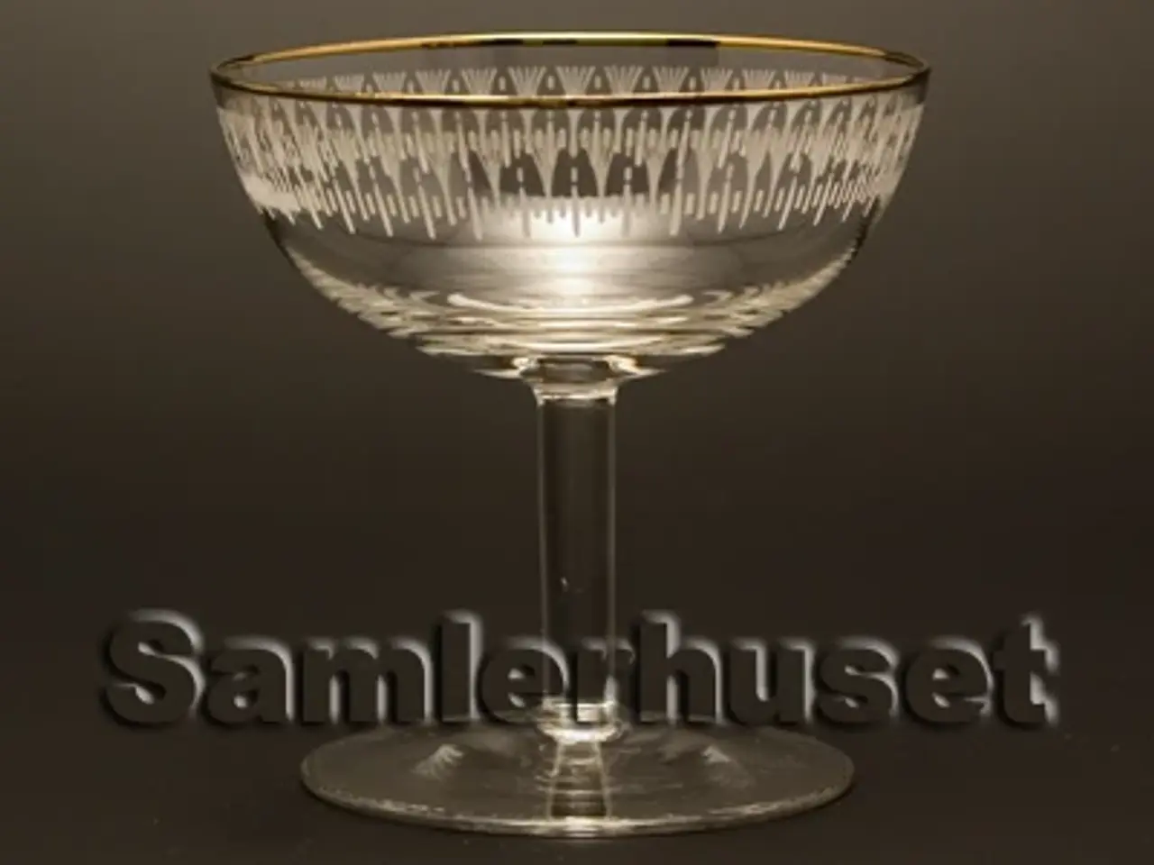 Billede 1 - Kongeå Likørglas. H:75 mm.