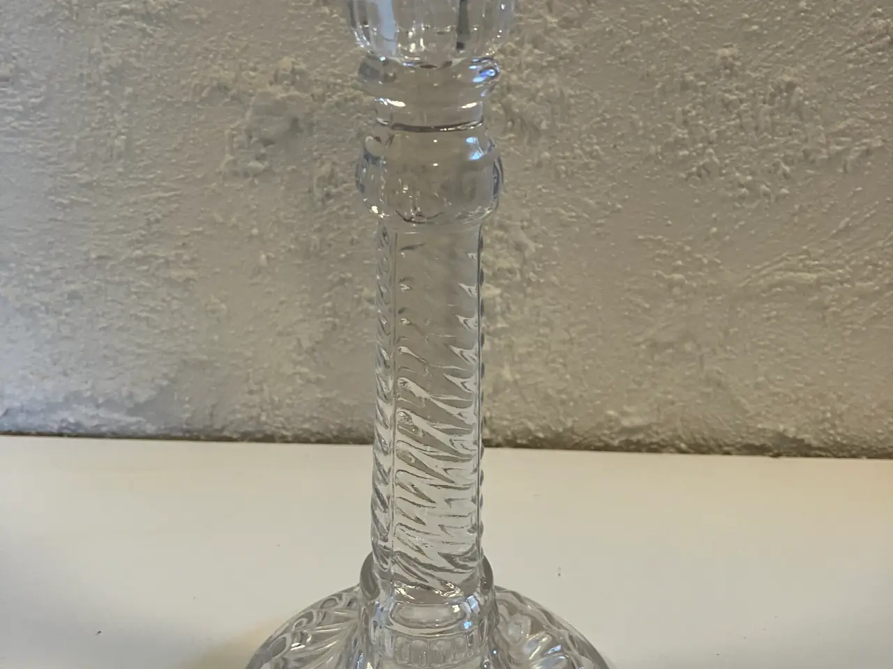 Billede 2 - Belgisk glas lysestage