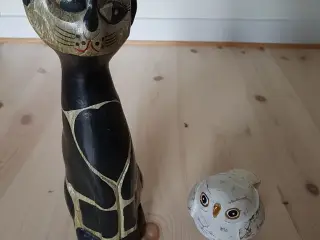 2 skønne træfigurer