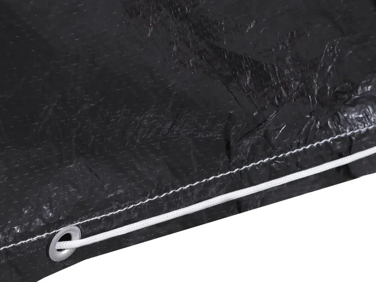 Billede 7 - Overtræk til hængesofa 255 × 145 × 170/150 cm - sort, 10 snørehuller, 2 lynlåse