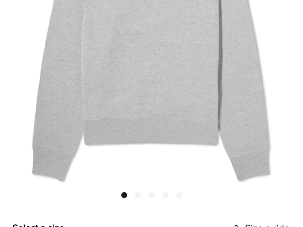 Billede 1 - Acne Studios Men - Grey Sweatshirt