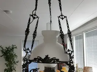 Petroleumslampe til el