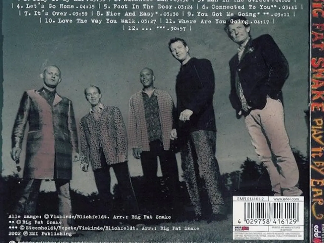 Billede 2 - Big Fat Snake – Play It By Ear – CD