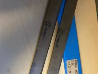 2 nye afretterjern 260 x 25 x 3 mm