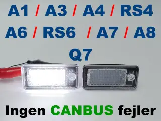 NY! AUDI 36 LED PREMIUM Nummerpladelys / Godkendt