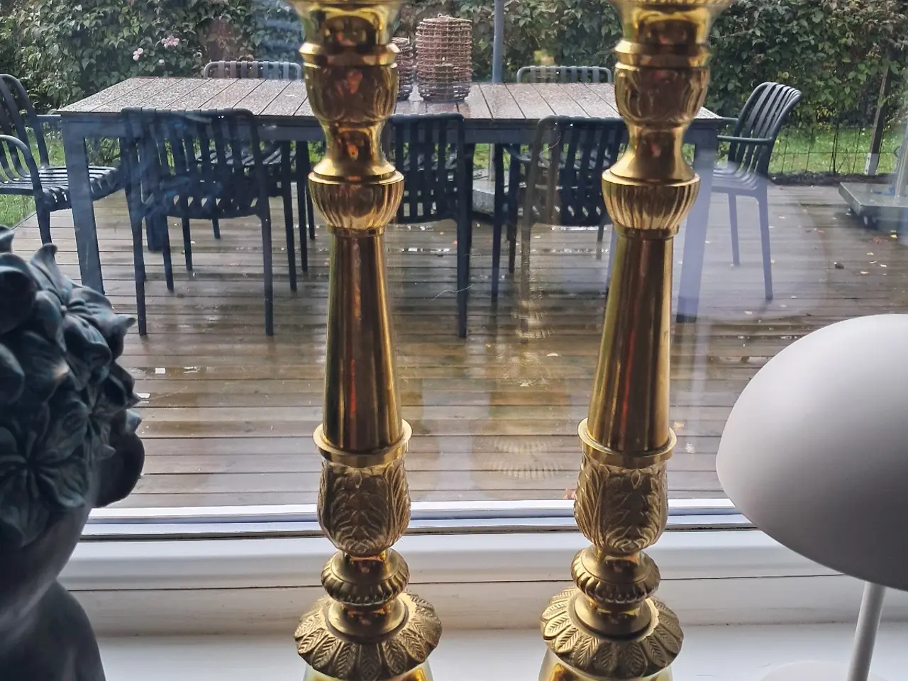 Billede 1 - Empire stager. 41 cm Høje.