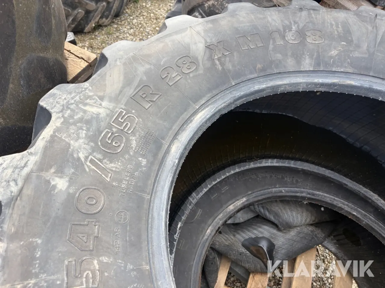 Billede 8 - Traktordæk Michelin 540/65 R28 XM 108 2 styk