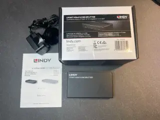 HDMI splitter til deling af signal til 2 enheder.
