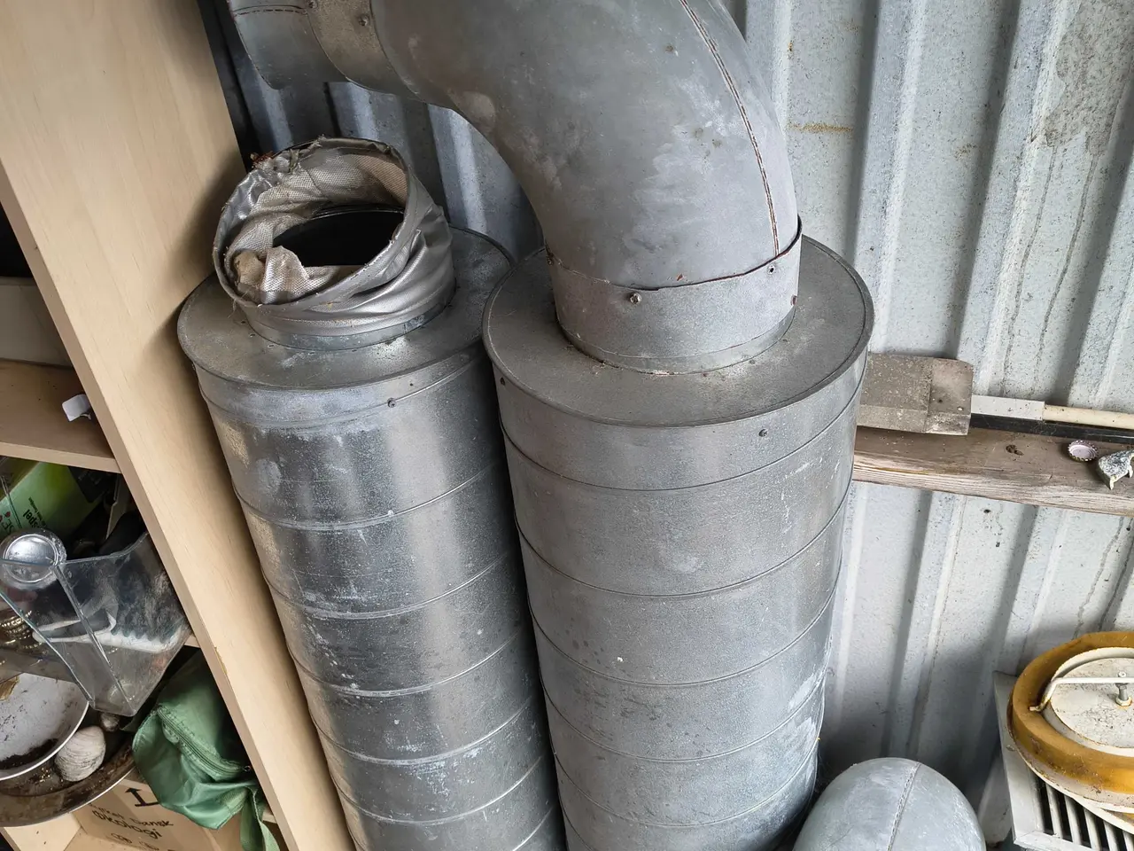 Billede 3 - Udsugnings motor og 2 store luft filtre