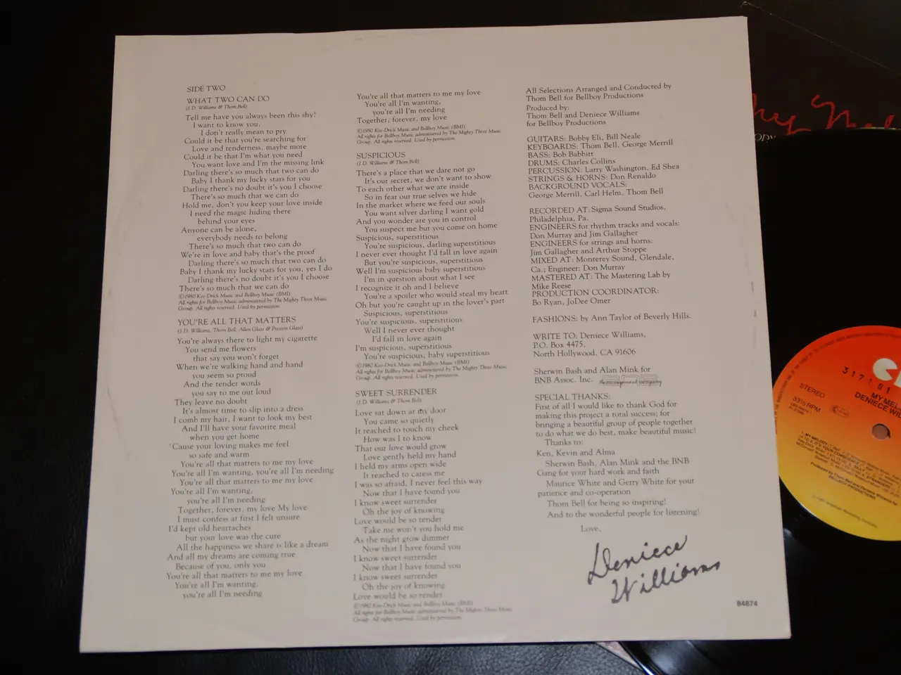 Billede 4 - LP - Deniece Williams