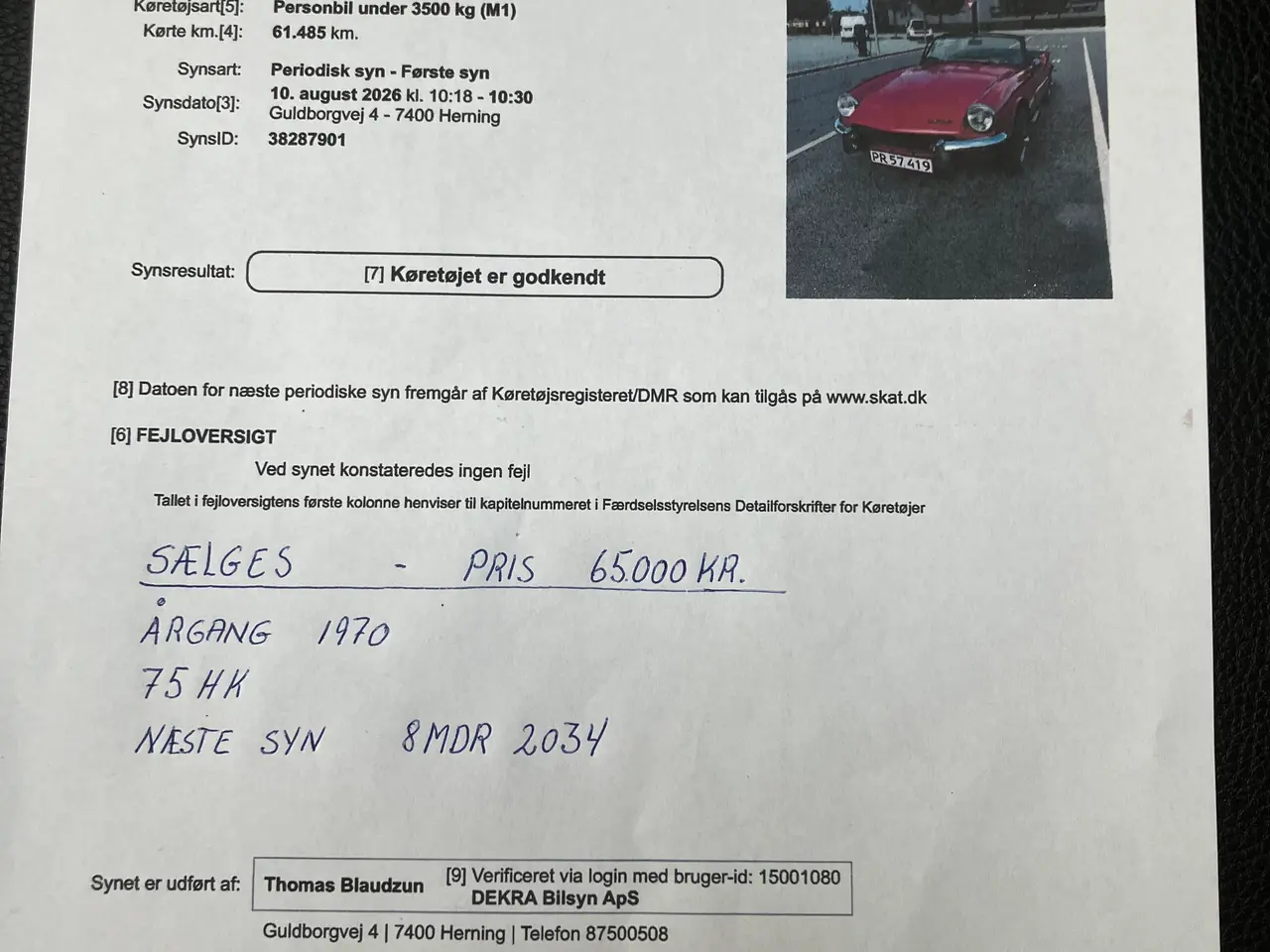 Billede 7 - Triumph Spitfire mk3
