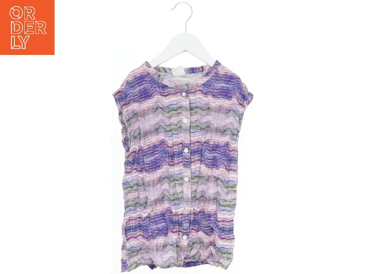 Billede 1 - Flerfarvet bluse med knapper (str. 152)