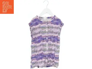 Flerfarvet bluse med knapper (str. 152)