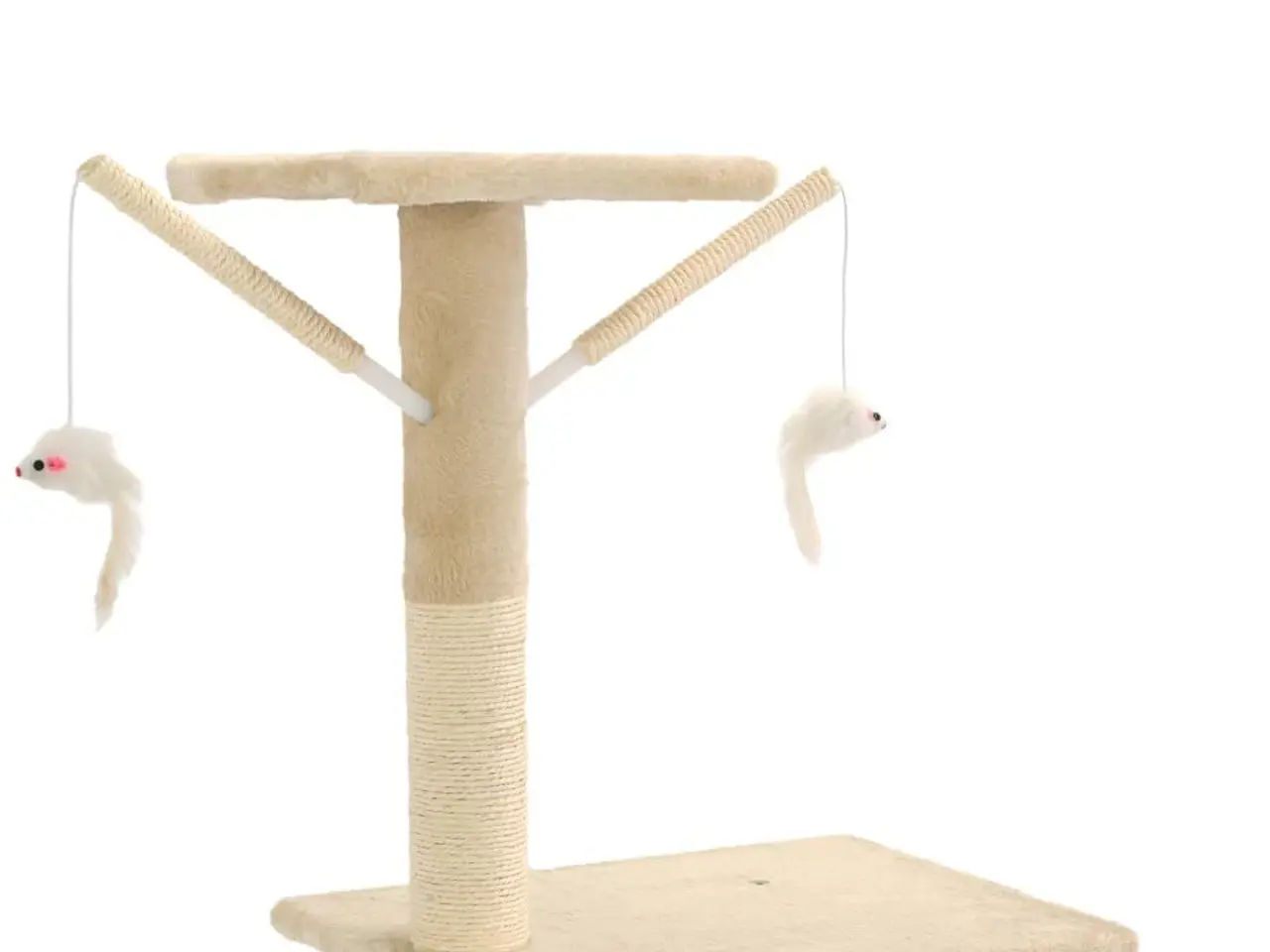 Billede 5 - Kradsetræ med sisal-kradsestolper 230-250 cm - beige