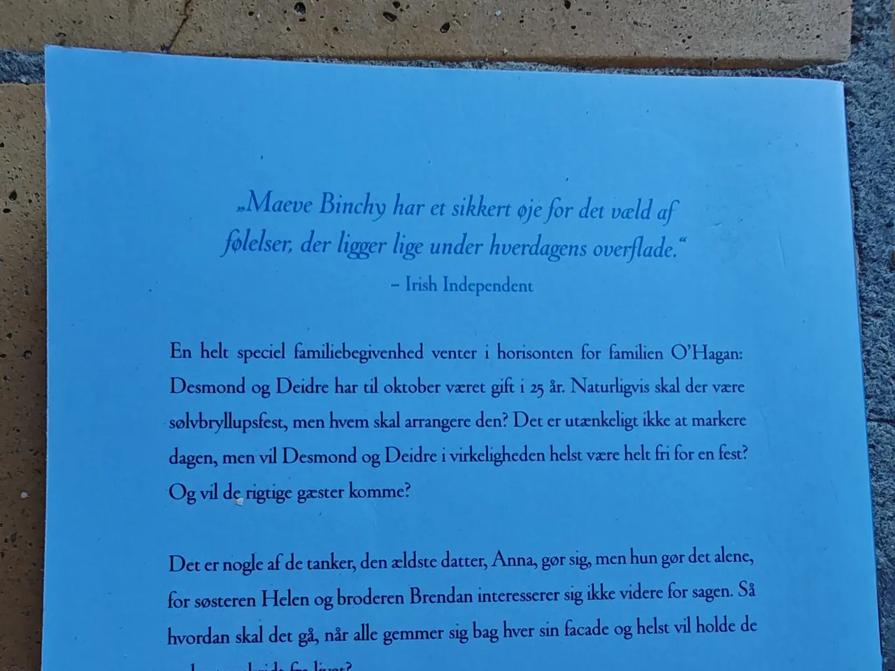 Billede 2 - Sølvbryllup BOG af Maeve Binchy