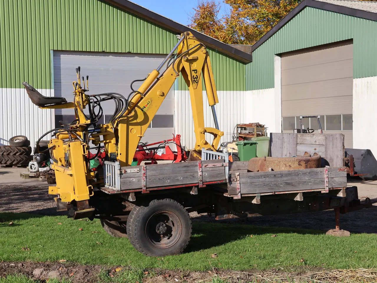 Billede 2 - Stemas P32 hydraulisk gravearm til traktor