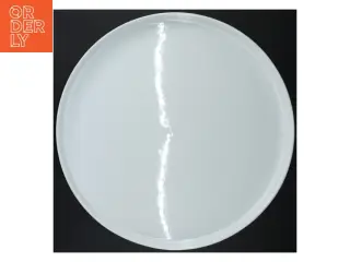 Stort, hvidt tapas/kage fad fra IKEA (str. Ø 37 cm)
