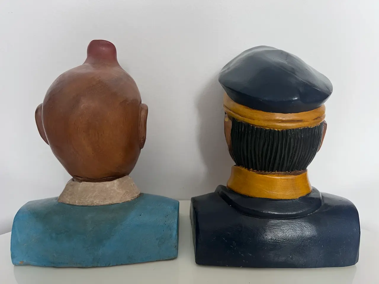 Billede 2 - Store flotte Tintin og Haddock buste figurer