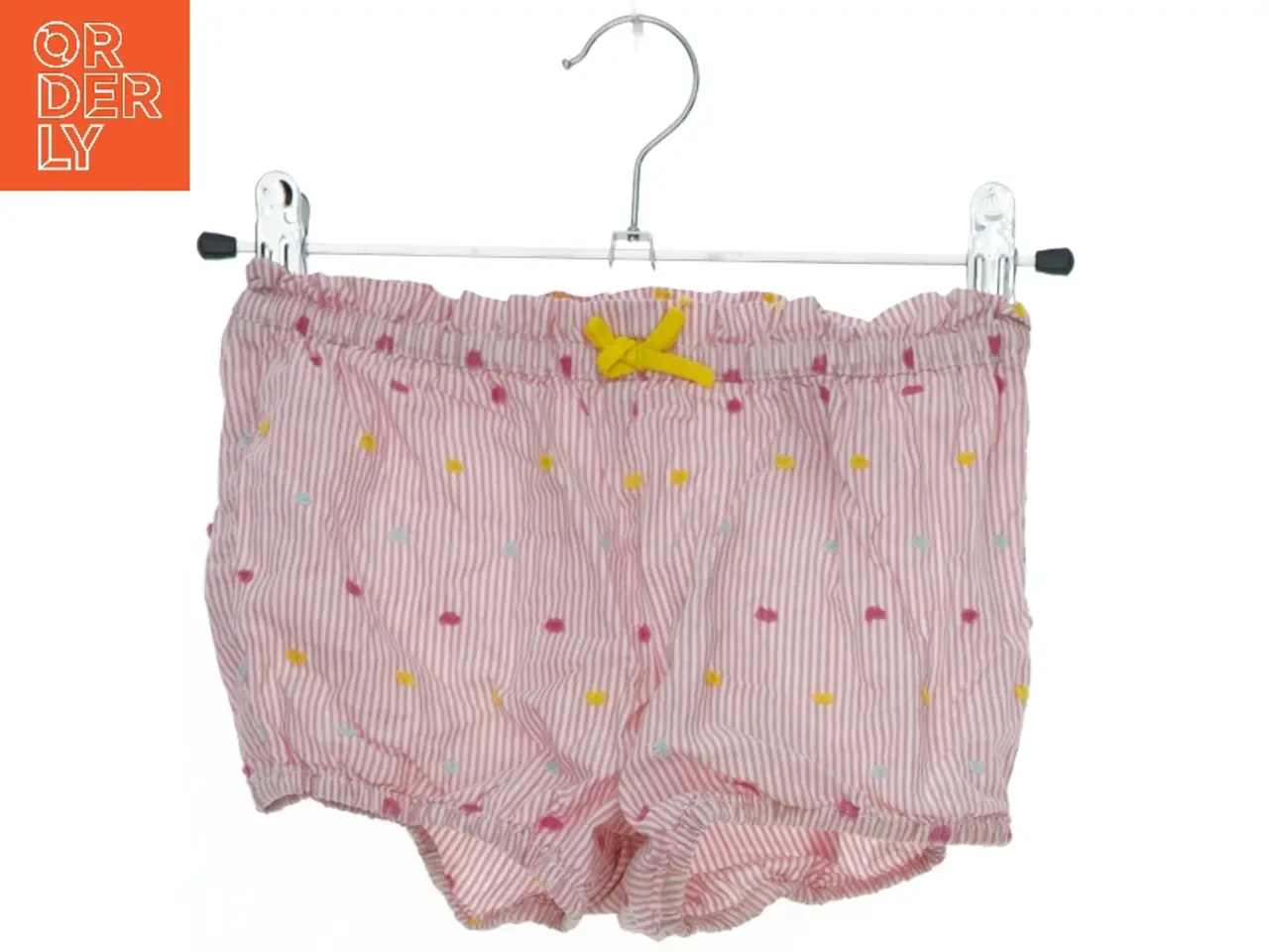 Billede 1 - Stribede shorts med prikker og sløjfe fra H&M (str. 98)