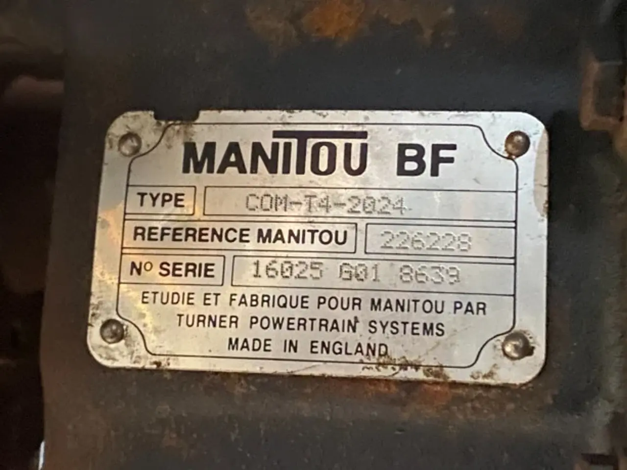 Billede 8 - Manitou MT 932 Gearkasse 226228