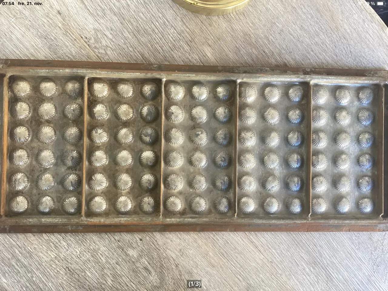 Billede 1 - Chokoladeform af jern Galle&Jessen